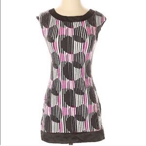 Express, mini black and pink patterned dre…